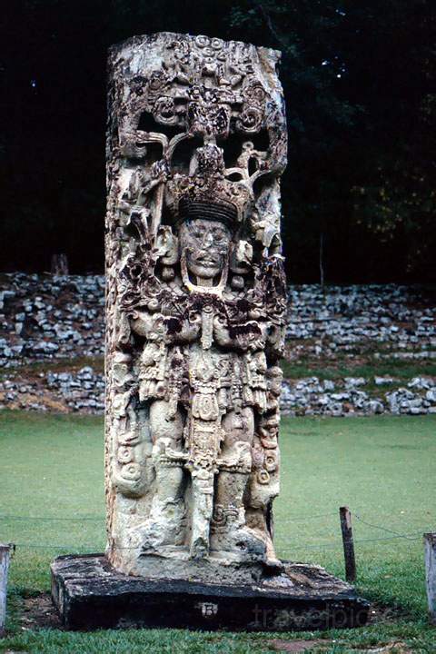 ma_guatemala_001.JPG - Maya-Stele in den Ruinen Stätte von Copán in Honduras