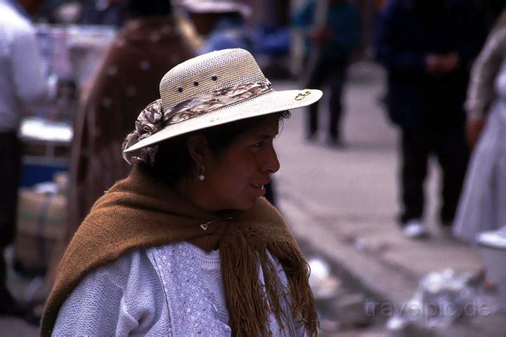 sa_bolivien_010.JPG - Hüte sind gebräuchlich bei der Bevölkerung von Bolivien, La Paz
