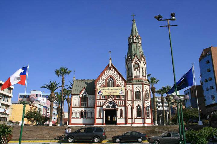 sa_cl_arica_011.jpg - Die Kirche Catedral de San Marcos in Arica konstruiert von Gustave Eiffel